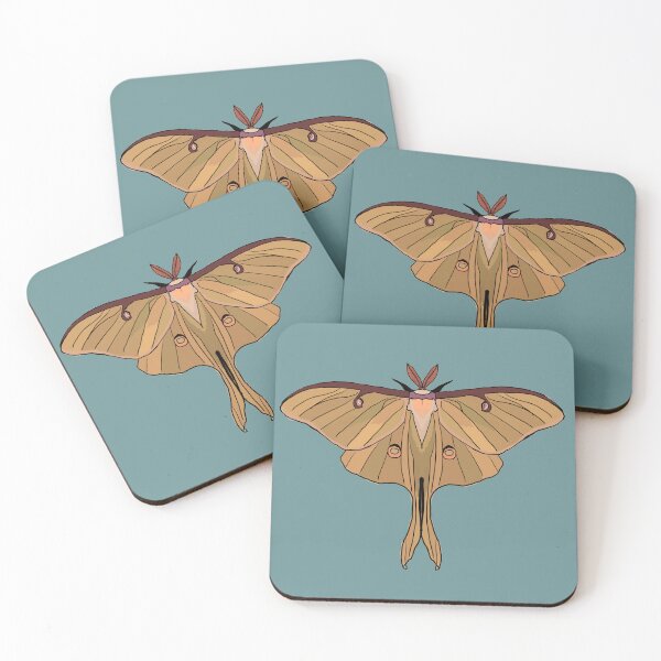 Item preview, pink Luna Moth designed and sold by Cedartown.