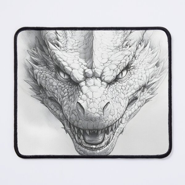Item preview, Realistic Dragon drawing designed and sold by Pencil-Art.