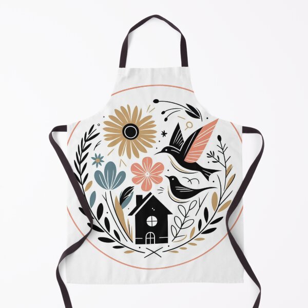 Item preview, Folk motif designed and sold by Wild-way Art.