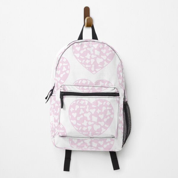 Item preview, Big White Cow Patches on Pink Cowhide | Continues Pink Cow Heart designed and sold by PatternPen.