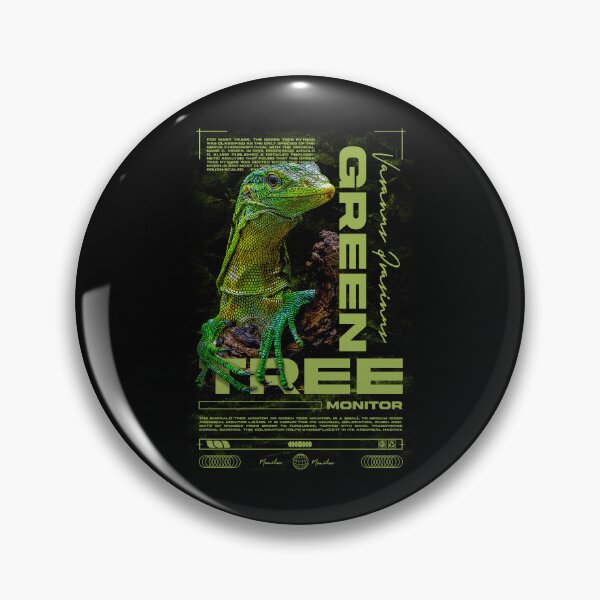Item preview, Green Tree Monitor Modern Reptile Keeper Streetwear designed and sold by JRRTs.