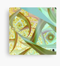 Blue Abstract Metal Print