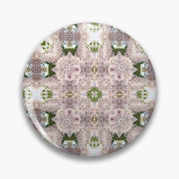 Item preview, Spring Lilacs Flowering in the garden with organic shapes designed and sold by Stabrowska Designs.