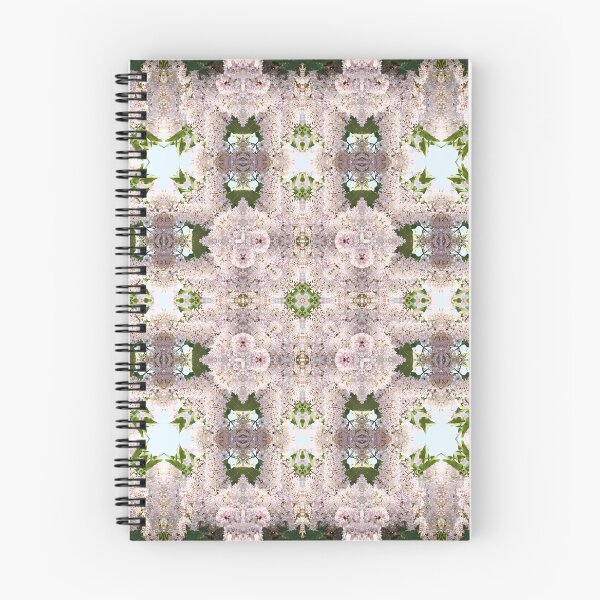 Item preview, Spring Lilacs Flowering in the garden with organic shapes designed and sold by Stabrowska Designs.