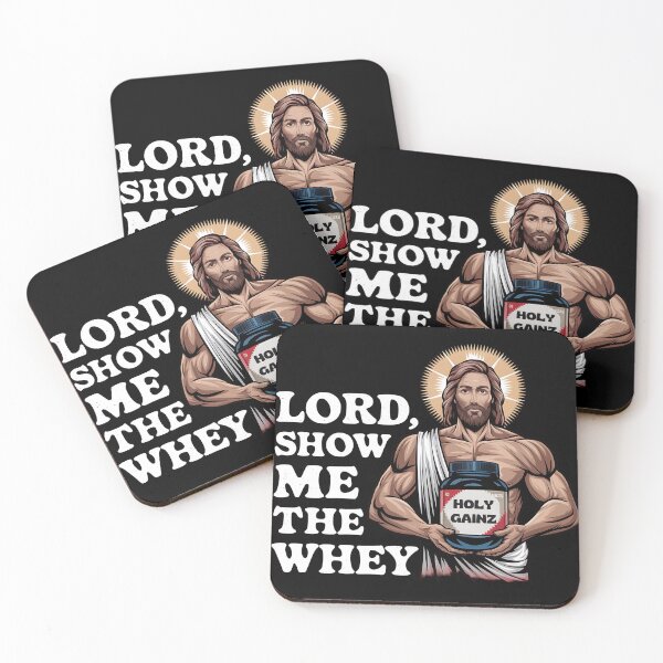 Item preview, Lord Show Me the Whey Funny Gym Design designed and sold by FocusedPatterns.