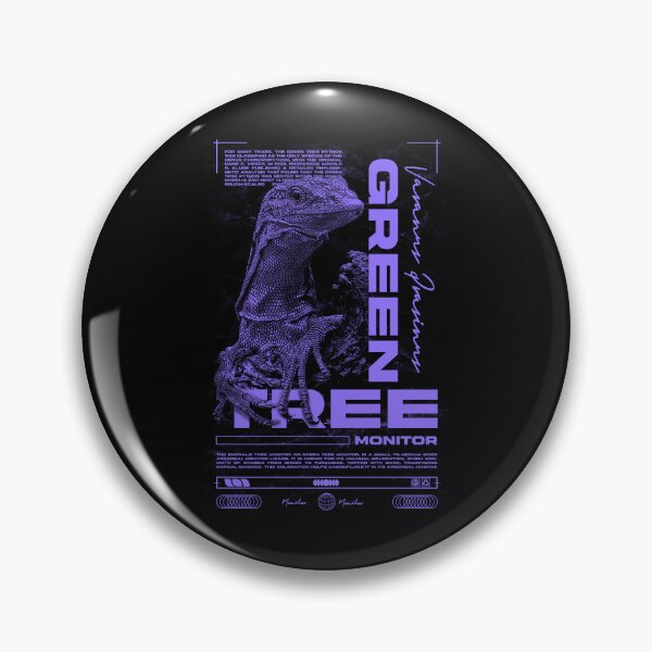 Item preview, Green Tree Monitor Modern Reptile Keeper Streetwear designed and sold by JRRTs.