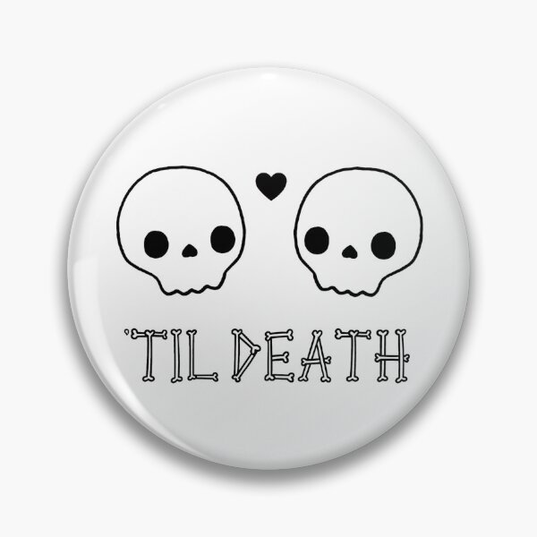 Item preview, Cute Skulls - 'Til Death  designed and sold by Stacey Roman.