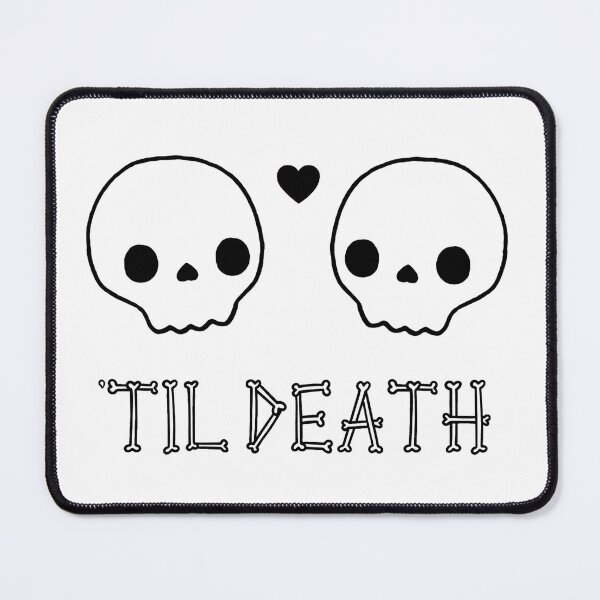Item preview, Cute Skulls - 'Til Death  designed and sold by Stacey Roman.