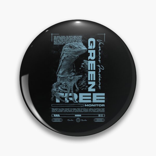 Item preview, Green Tree Monitor Modern Reptile Keeper Streetwear designed and sold by JRRTs.