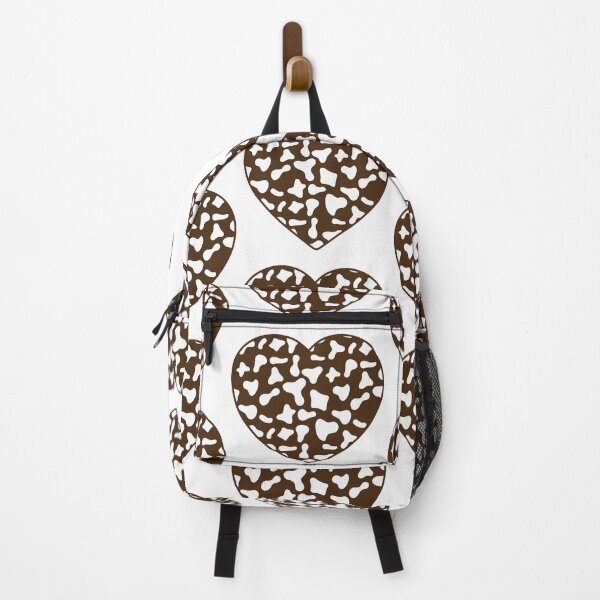 Item preview, Big White Cow Patches on Brown Cowhide | Continues Brown Cow Heart designed and sold by PatternPen.