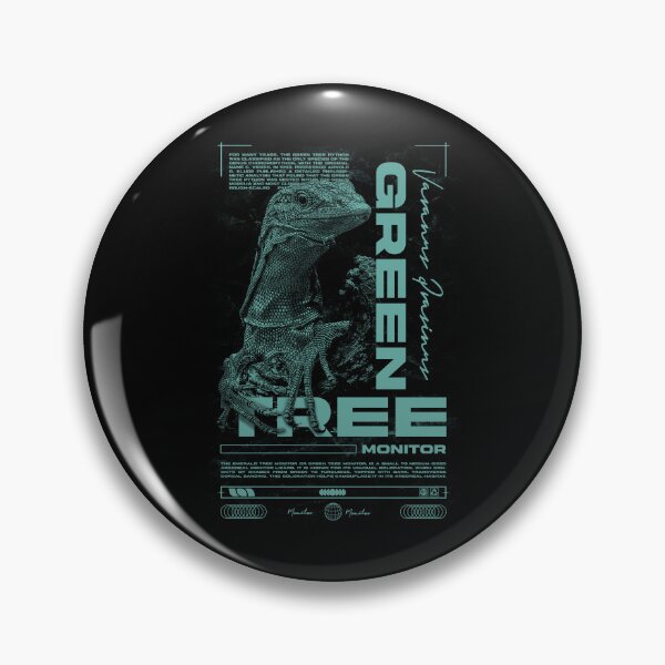 Item preview, Green Tree Monitor Modern Reptile Keeper Streetwear designed and sold by JRRTs.