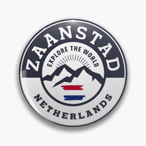 Item preview, Zaanstad Netherlands Black and White Crest designed and sold by World Designs.