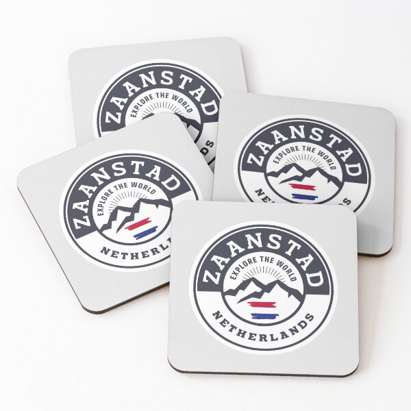 Item preview, Zaanstad Netherlands Black and White Crest designed and sold by World Designs.