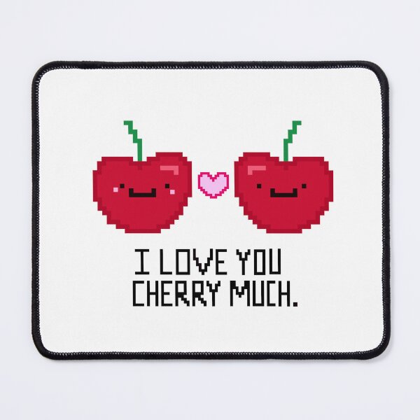 Item preview, Pixelated Cherry Love designed and sold by Stacey Roman.