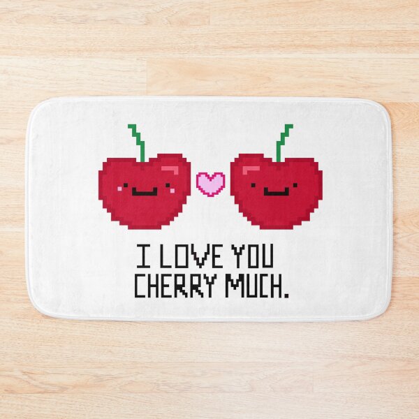 Item preview, Pixelated Cherry Love designed and sold by Stacey Roman.