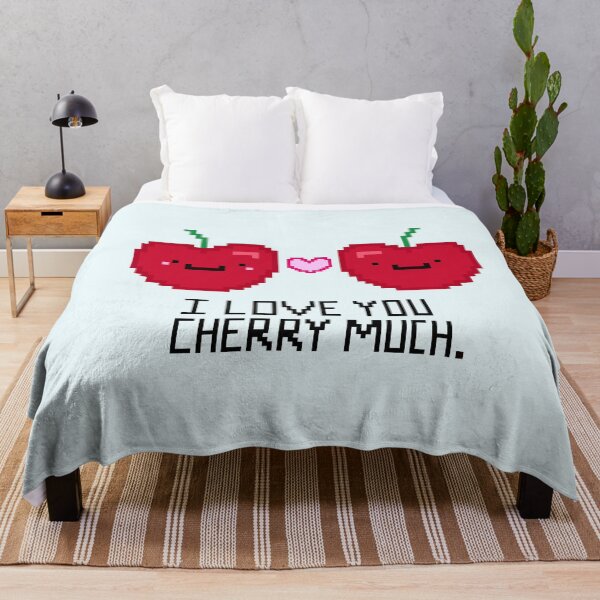 Item preview, Pixelated Cherry Love designed and sold by Stacey Roman.