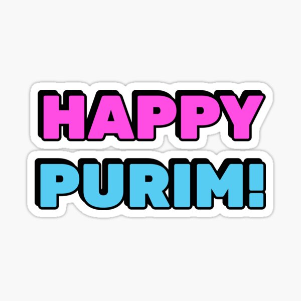 Item preview, HAPPY PURIM  designed and sold by Inspirationmotivation.