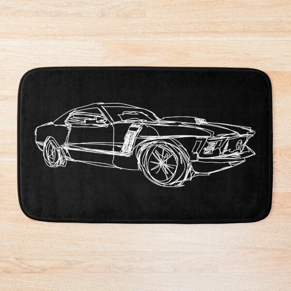 Item preview, Ford Mustang Boss, Hand Drawn Graphic, Mustang Boss Sketch designed and sold by suerussoart.