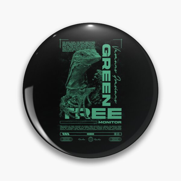 Item preview, Green Tree Monitor Modern Reptile Keeper Streetwear designed and sold by JRRTs.