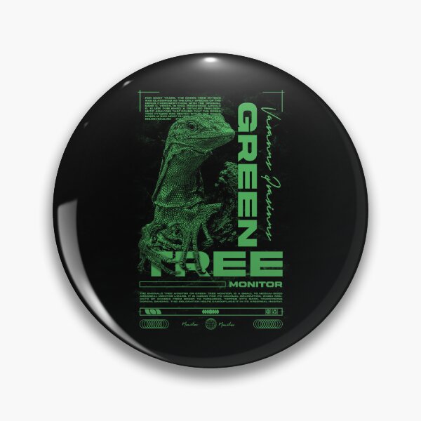 Item preview, Green Tree Monitor Modern Reptile Keeper Streetwear designed and sold by JRRTs.
