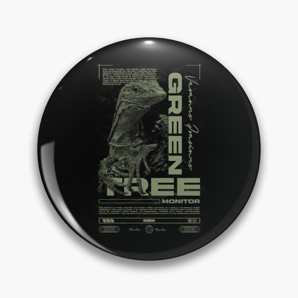 Item preview, Green Tree Monitor Modern Reptile Keeper Streetwear designed and sold by JRRTs.