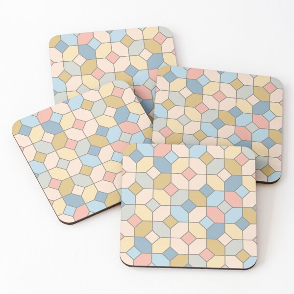 Item preview, Simple Geometric moroccan tile style shapes multicolored  designed and sold by Designsbyluzia.