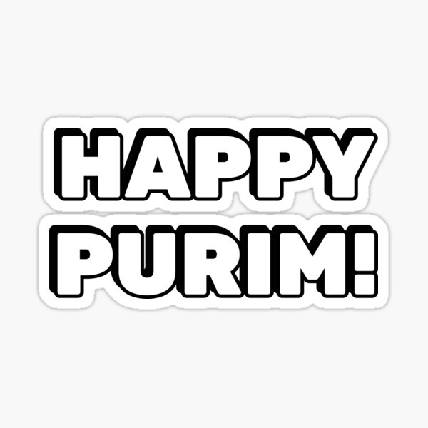 Item preview, HAPPY PURIM  designed and sold by Inspirationmotivation.