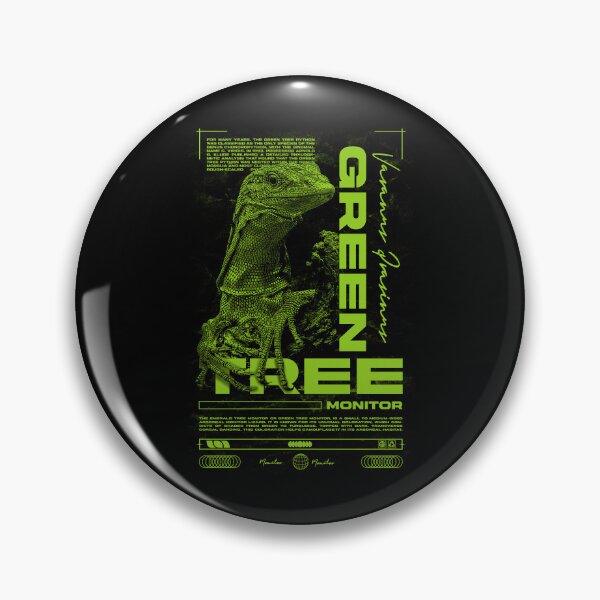 Item preview, Green Tree Monitor Modern Reptile Keeper Streetwear designed and sold by JRRTs.
