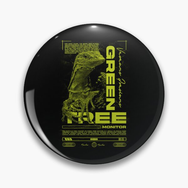 Item preview, Green Tree Monitor Modern Reptile Keeper Streetwear designed and sold by JRRTs.