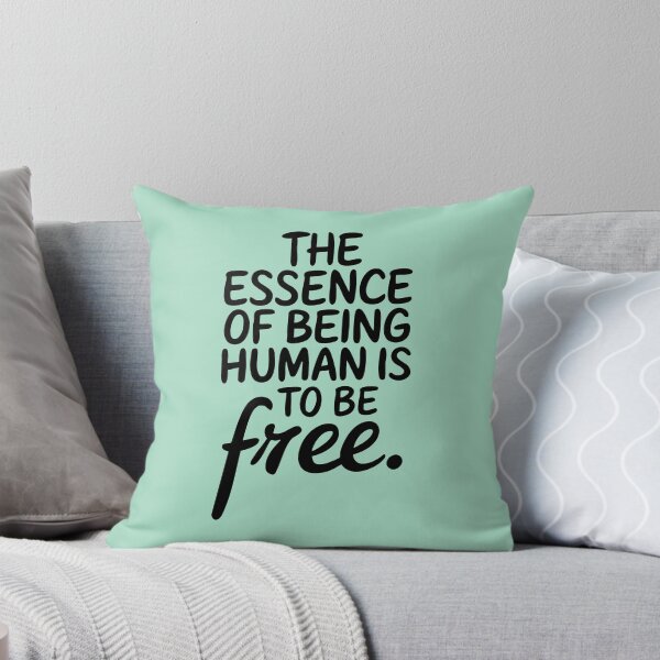 Item preview, The Essence of Being Human Is to Be Free - Inspirational Quote designed and sold by Twisted Kids.