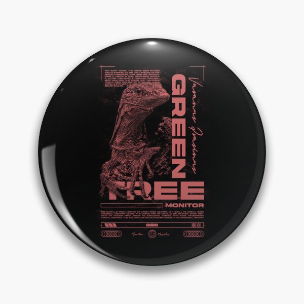 Item preview, Green Tree Monitor Modern Reptile Keeper Streetwear designed and sold by JRRTs.