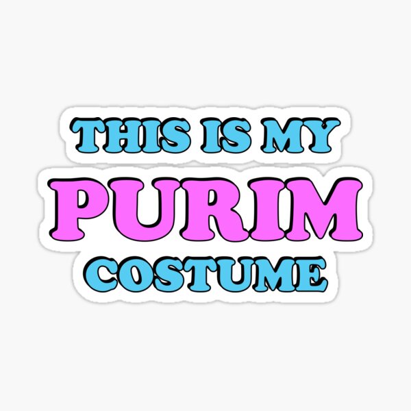 Item preview, THIS IS MY PURIM COSTUME  designed and sold by Inspirationmotivation.