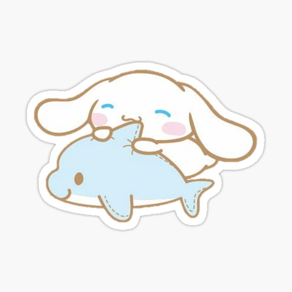 Cinnamoroll shark Sticker