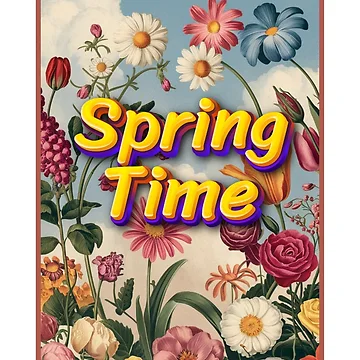 Artwork thumbnail, Spring Time with Flowers by RWCarpenter