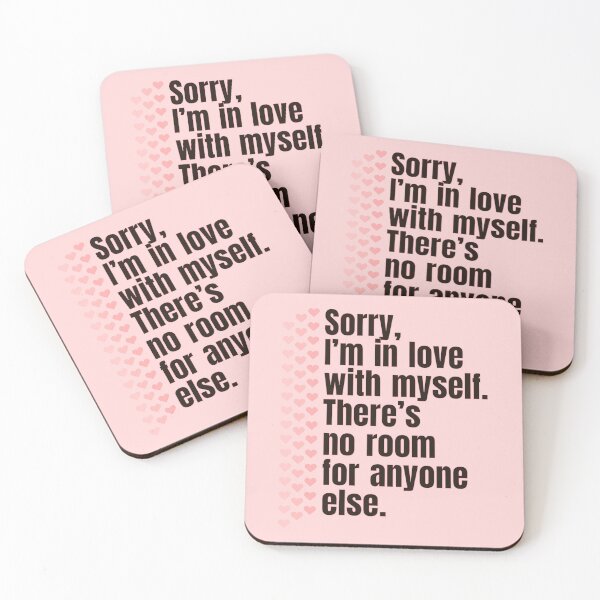 Item preview, Sorry, I'm In Love With Myself - Self Love With Lots Of Hearts designed and sold by TheSassyNoble.