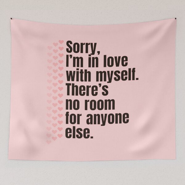 Item preview, Sorry, I'm In Love With Myself - Self Love With Lots Of Hearts designed and sold by TheSassyNoble.