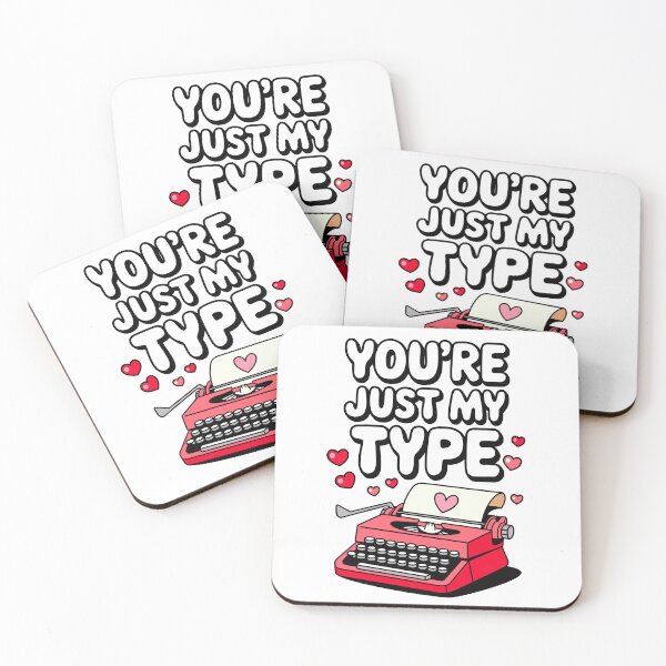 Item preview, You're Just My Type - Romantic Vintage Typewriter Valentine’s Design designed and sold by Serbin.