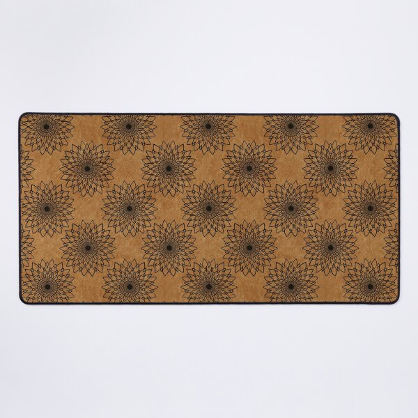 Item preview, Mandala - Black on Brown designed and sold by pixypalette.
