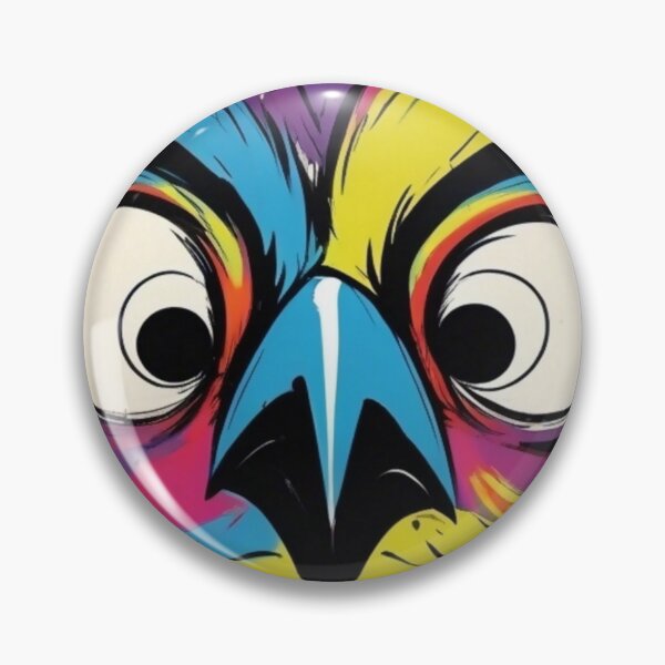 Item preview, Trippy Colorful Bird Art designed and sold by SparkyBamBam.