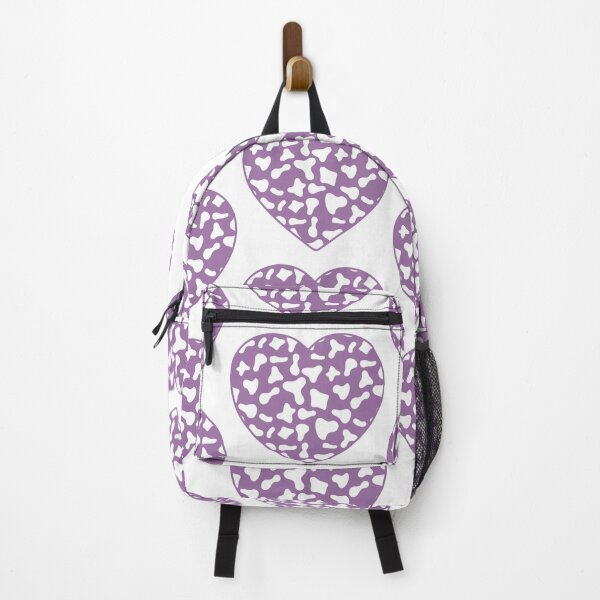Item preview, Big White Cow Patches on Violet Cowhide | Continues Violet Cow Heart designed and sold by PatternPen.