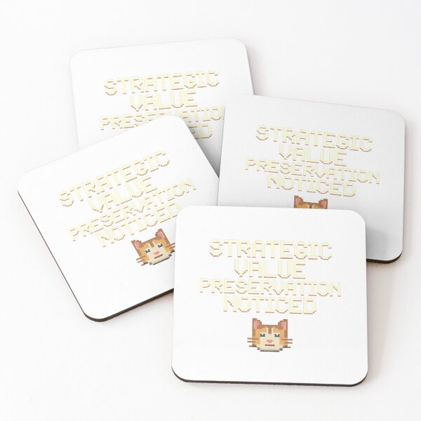 Item preview, strategic value preservation noticed cat designed and sold by Mateusz Majcherek.