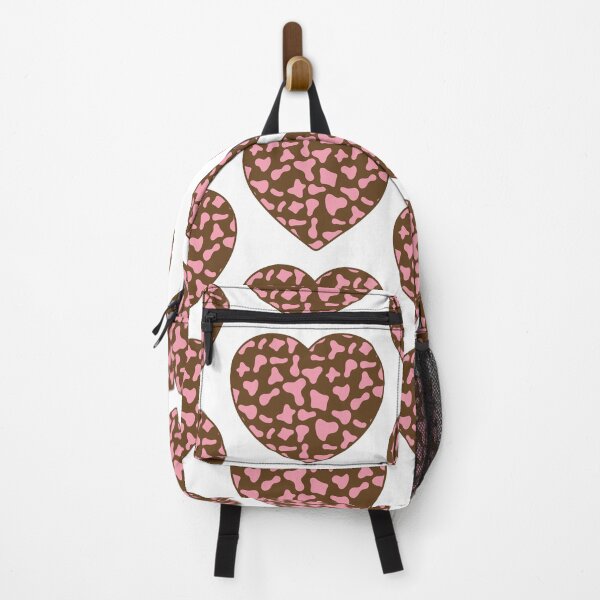 Item preview, Big Pink Cow Patches on Brown Cowhide | Continues Brown Cow Heart designed and sold by PatternPen.