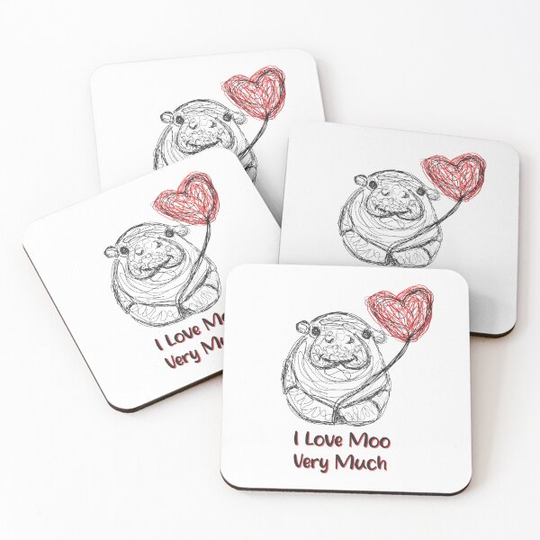 Item preview, I love Moo Very Much designed and sold by JCGair.