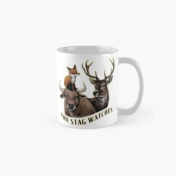 Item preview, The Stag Watches Vixen, Stag, and Bull  designed and sold by Vixen-Games.