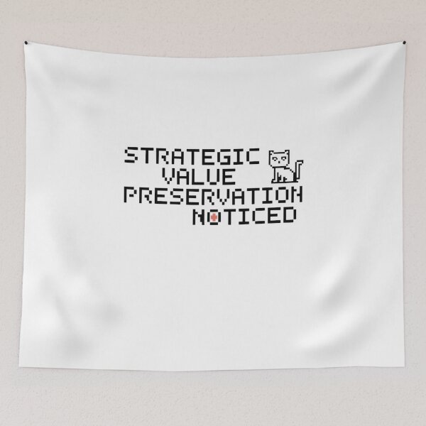 Item preview, strategic value preservation noticed cat designed and sold by Mateusz Majcherek.