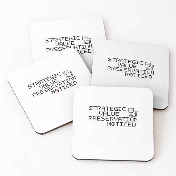 Item preview, strategic value preservation noticed cat designed and sold by Mateusz Majcherek.