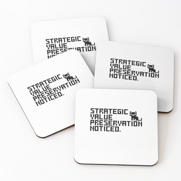 Item preview, strategic value preservation noticed cat designed and sold by Mateusz Majcherek.