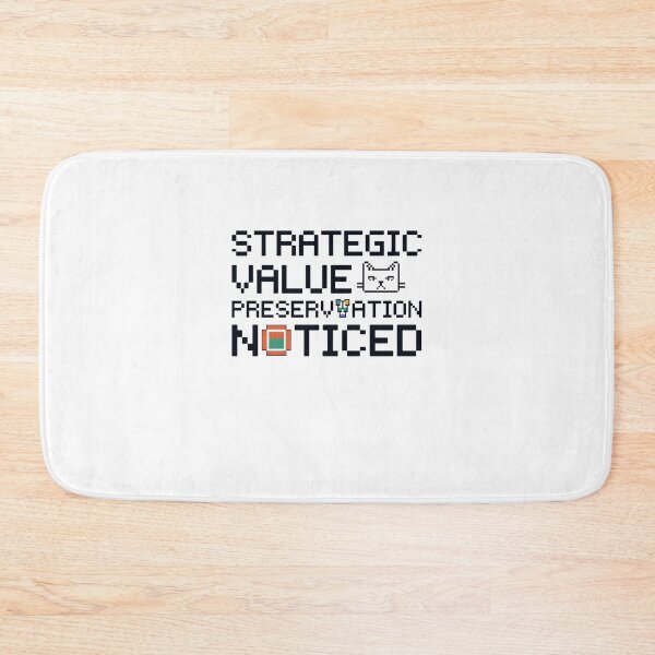 Item preview, strategic value preservation noticed cat designed and sold by Mateusz Majcherek.