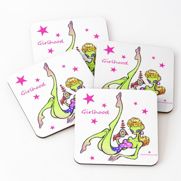 Item preview, Girlhood White Background designed and sold by whichwayworld.