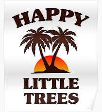 Bob Ross - Happy Little Trees Poster